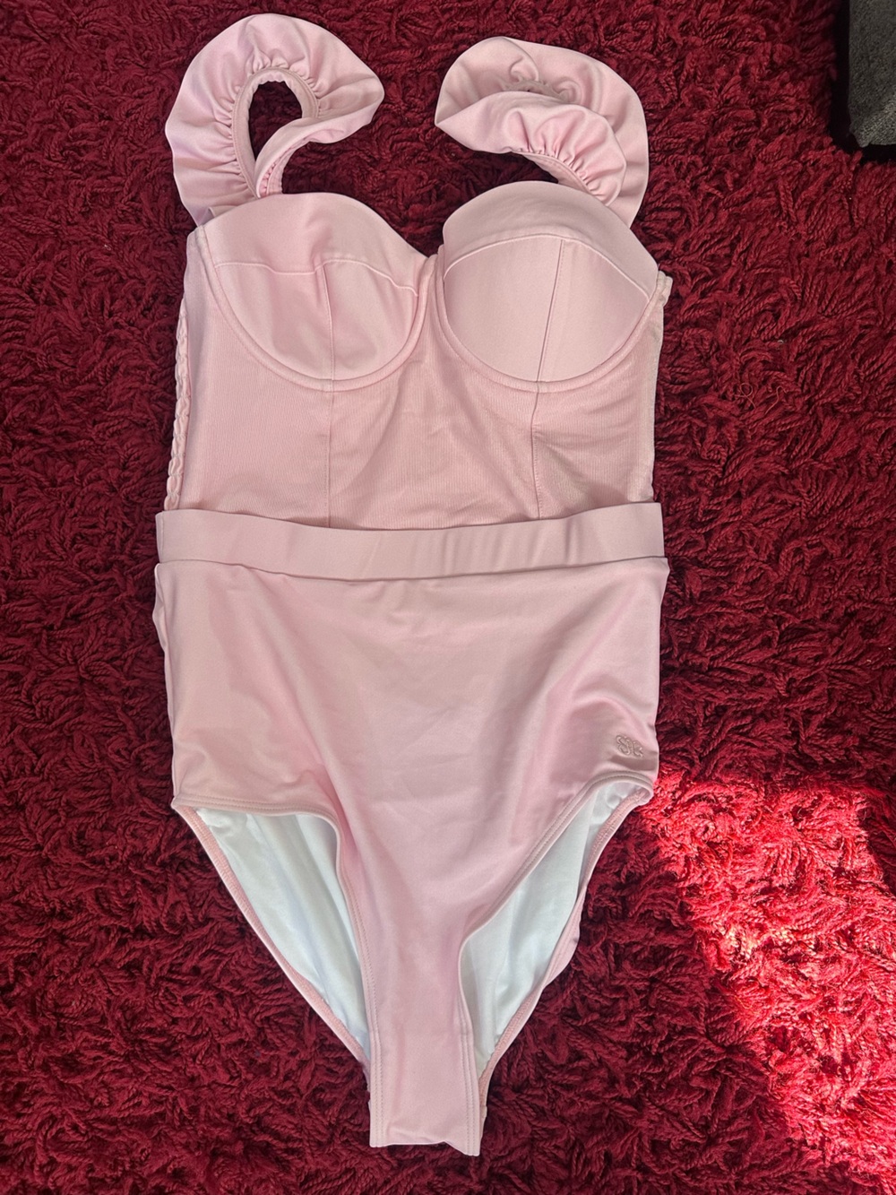 Albion Light Pink Sculpting One-Piece Bodysuit